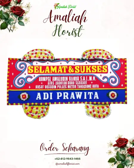 Papan Bunga Ucapan Selamat Sumberjati